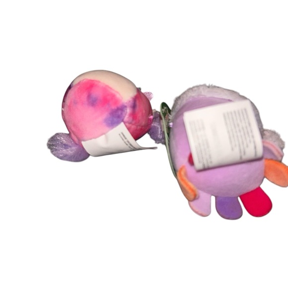 Perfectly Pink Holiday Micromallows Set Beula the Octopus Lola the Unicorn - Picture 7 of 9